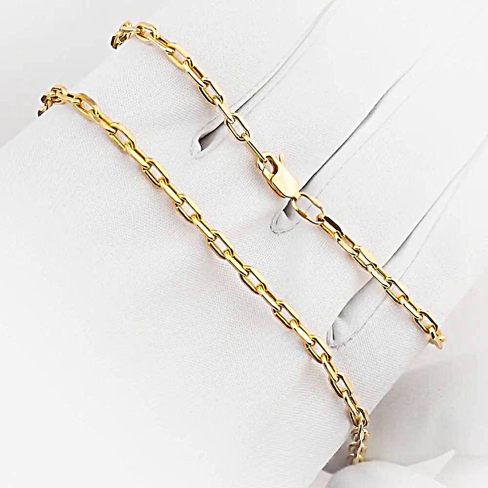 Цепь якорь из красного золота 375 пробы 1