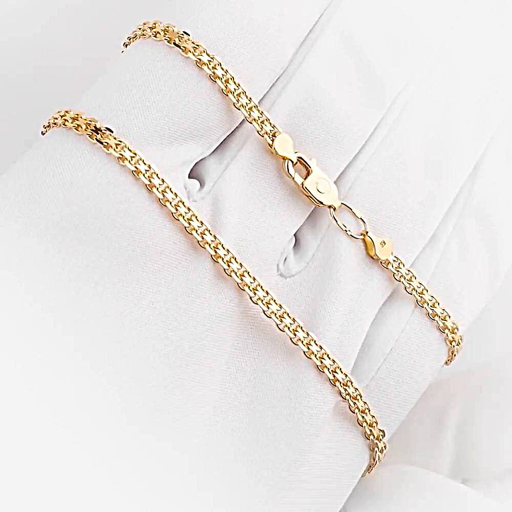 Цепь дорожка 2 из красного золота 585 пробы 1