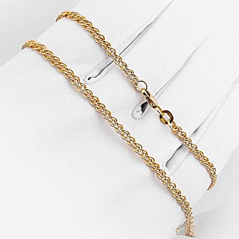 Цепь нонна из красного золота 585 пробы 1