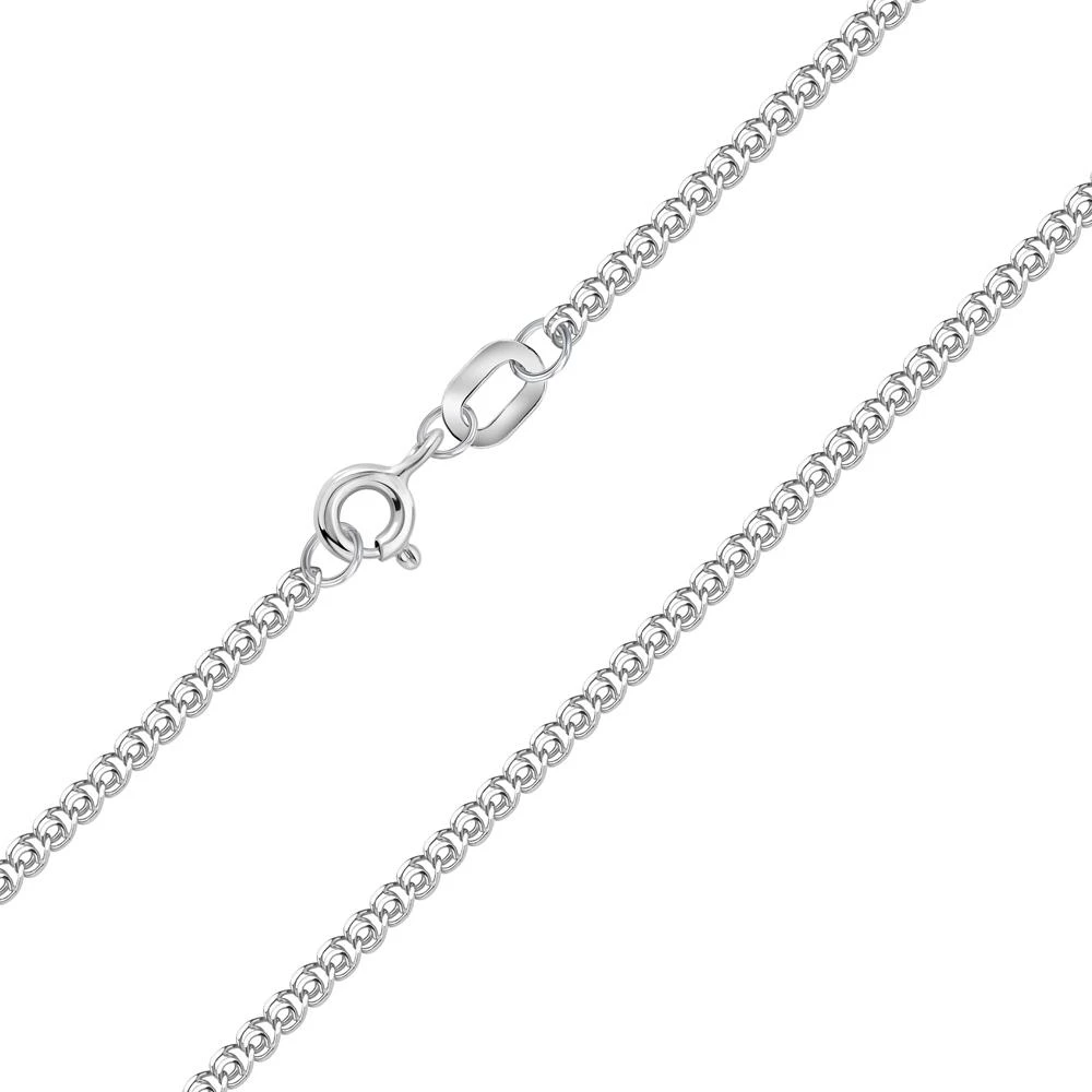 Цепь лав из белого золота 585 пробы