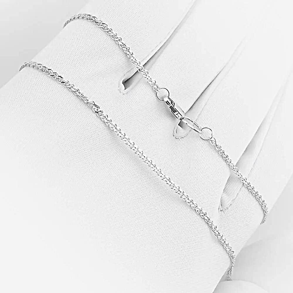 Цепь нонна из белого золота 585 пробы 1