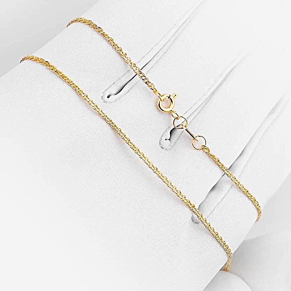 Цепь нонна из красного золота 375 пробы