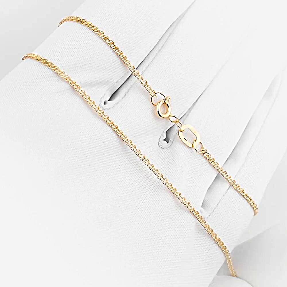 Цепь нонна из красного золота 585 пробы