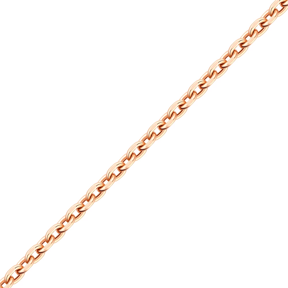 Цепь якорь из красного золота 585 пробы