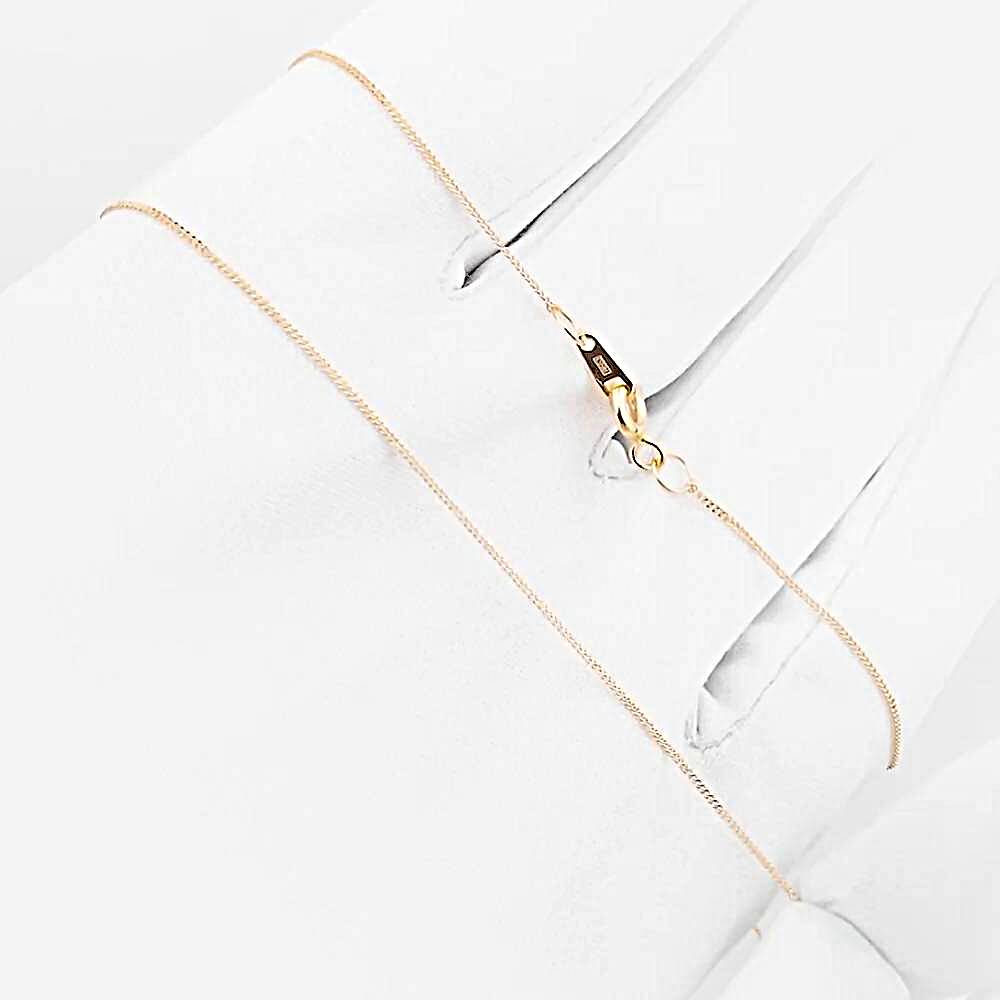 Цепь панцирь из красного золота 585 пробы