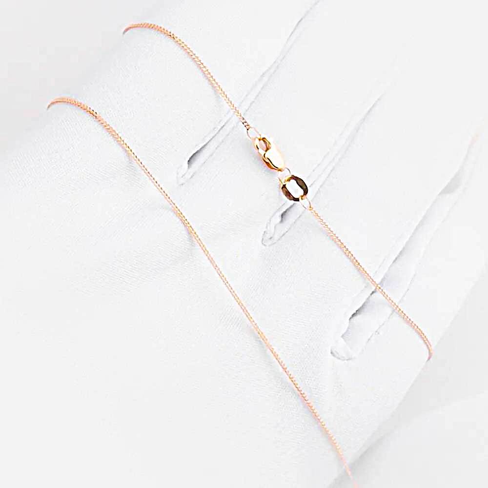 Цепь панцирь из красного золота 585 пробы 1