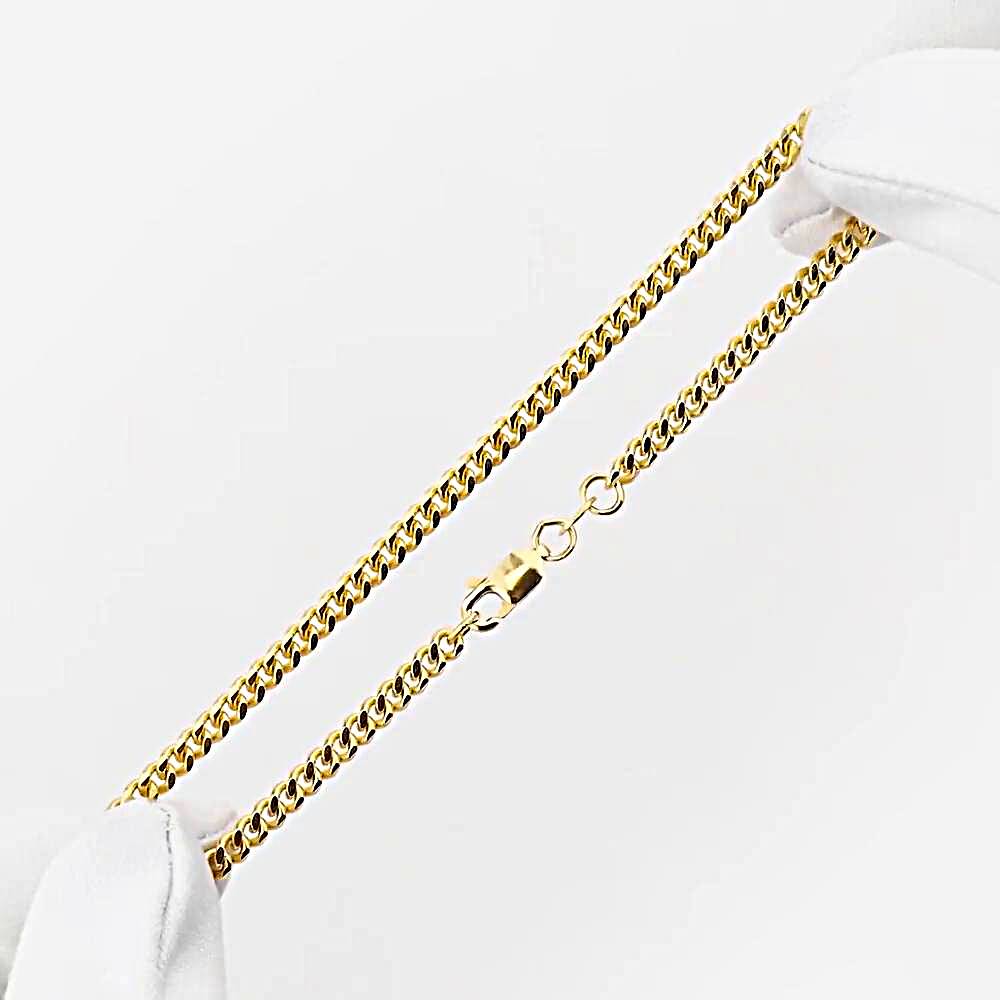 Браслет панцирь из желтого золота 585 пробы 1