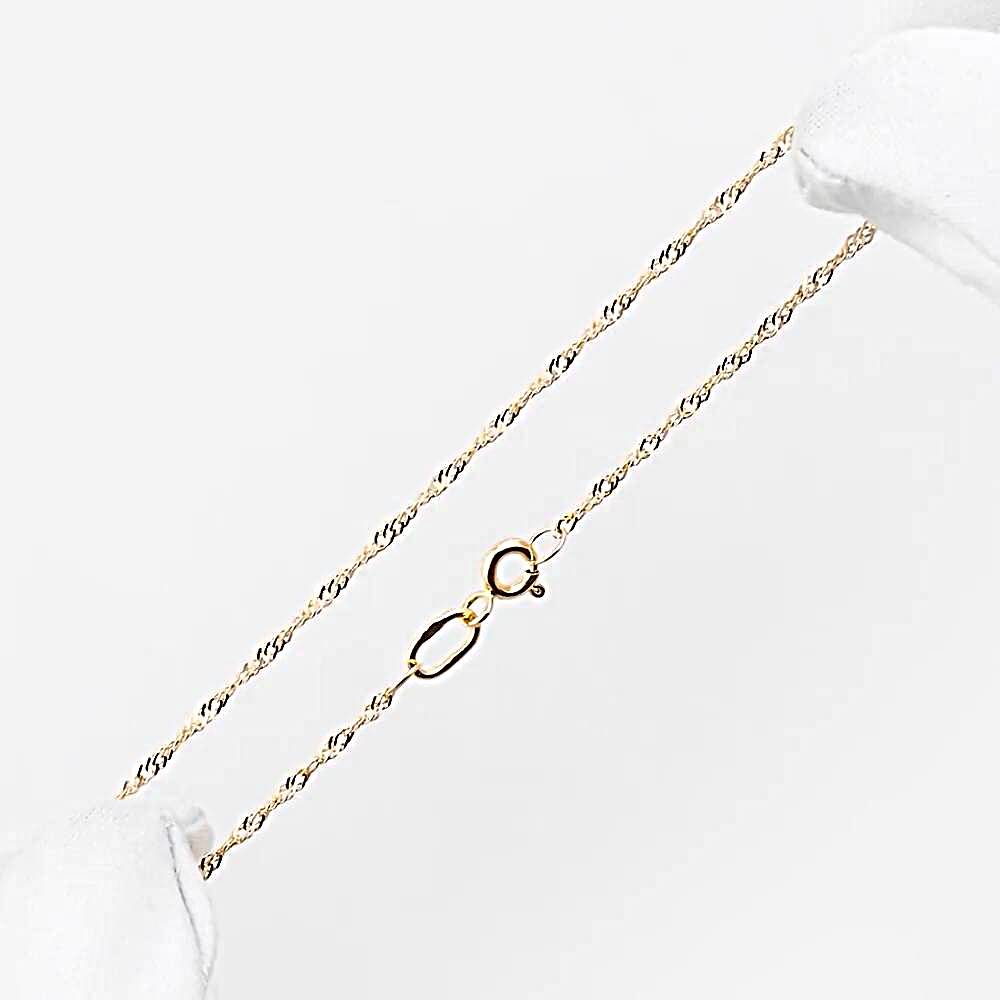 Браслет сингапур из красного золота 585 пробы 1