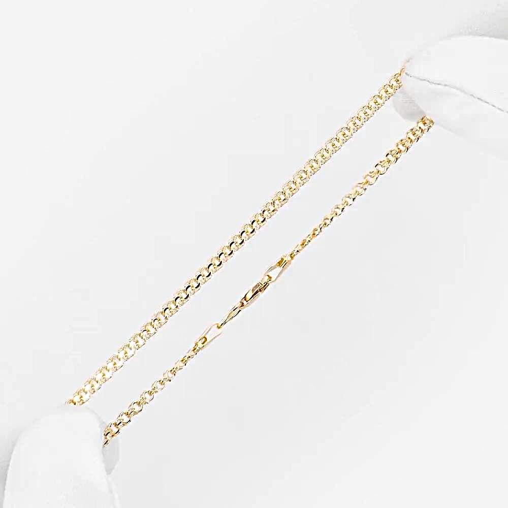 Браслет бисмарк из красного золота 585 пробы