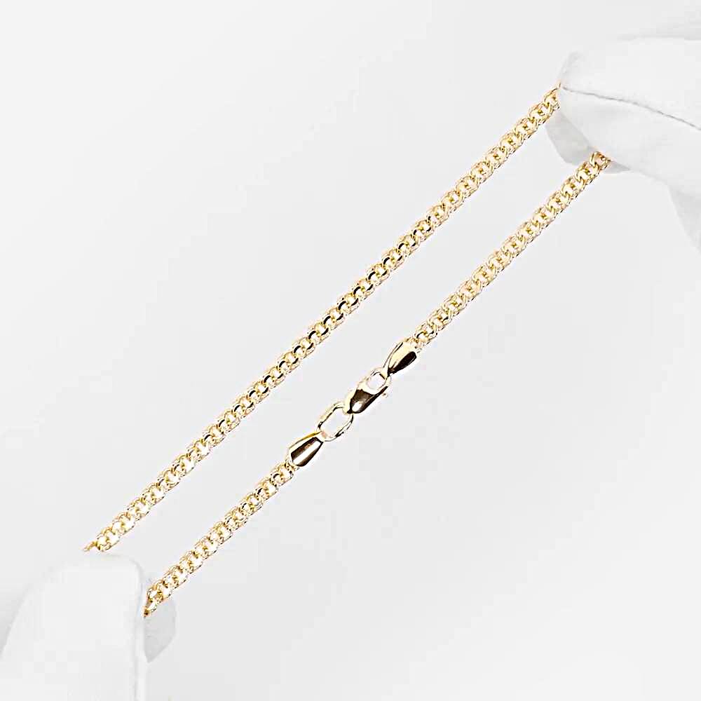 Браслет бисмарк из красного золота 585 пробы