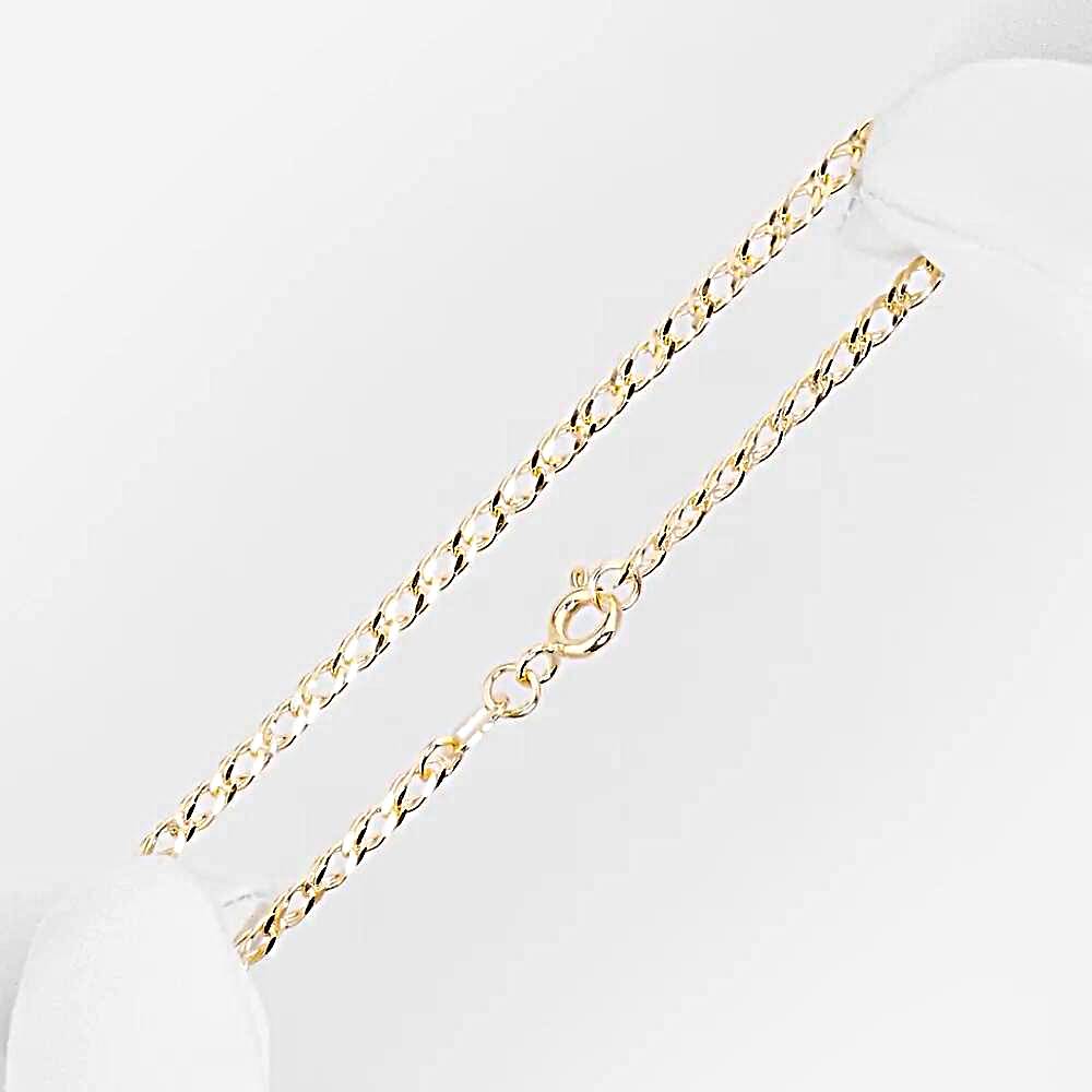 Браслет ромб двойной из красного золота 585 пробы