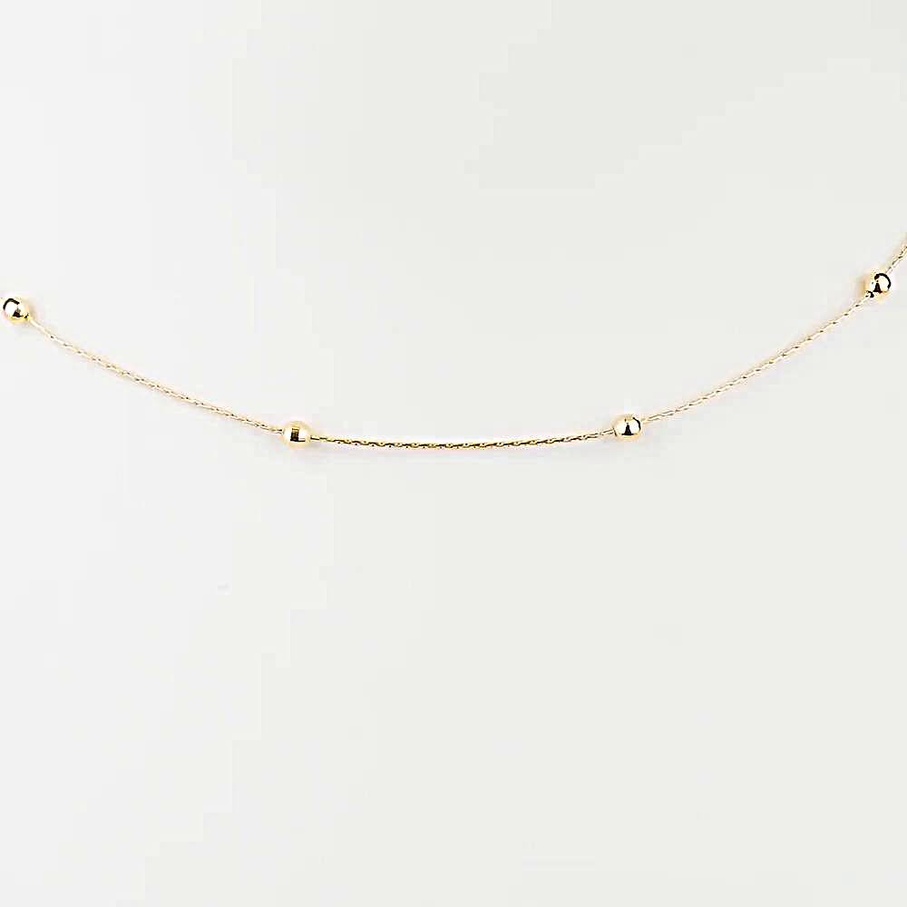 Колье из красного золота 585 пробы