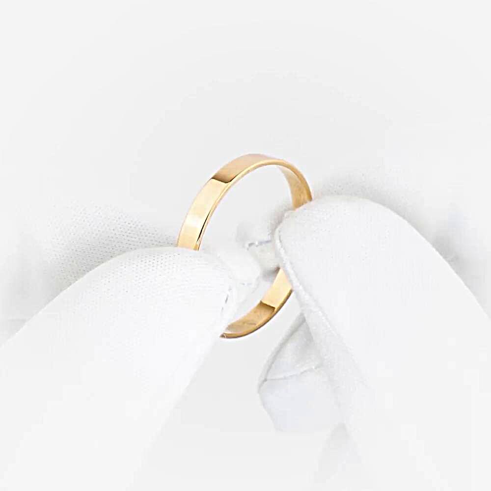 Кольцо обручальное из красного золота 375 пробы 1