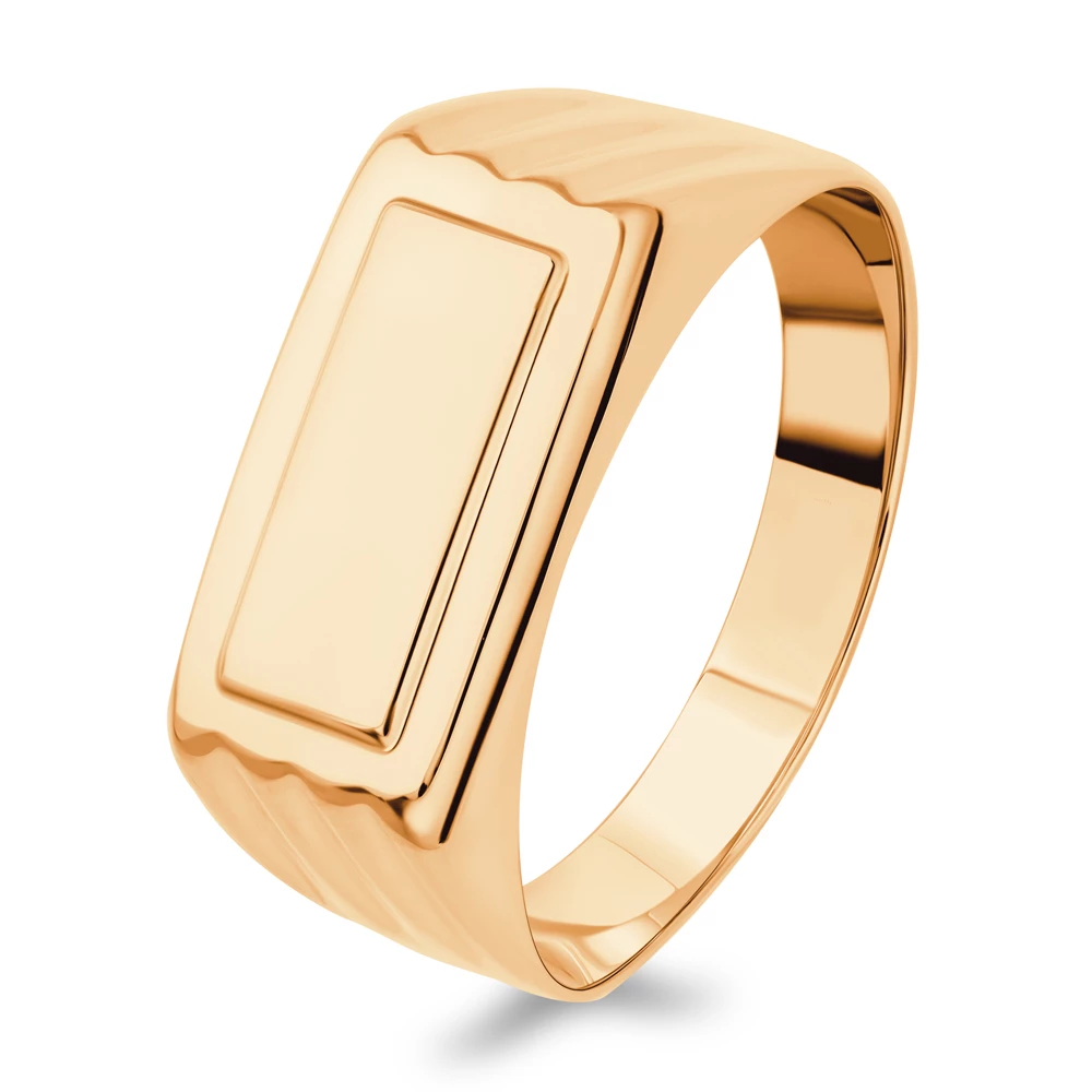 Кольцо из красного золота 375 пробы