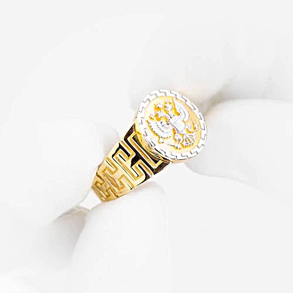 Кольцо из красного золота 585 пробы 1