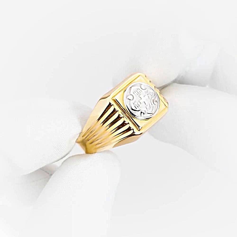 Кольцо из красного золота 585 пробы 1