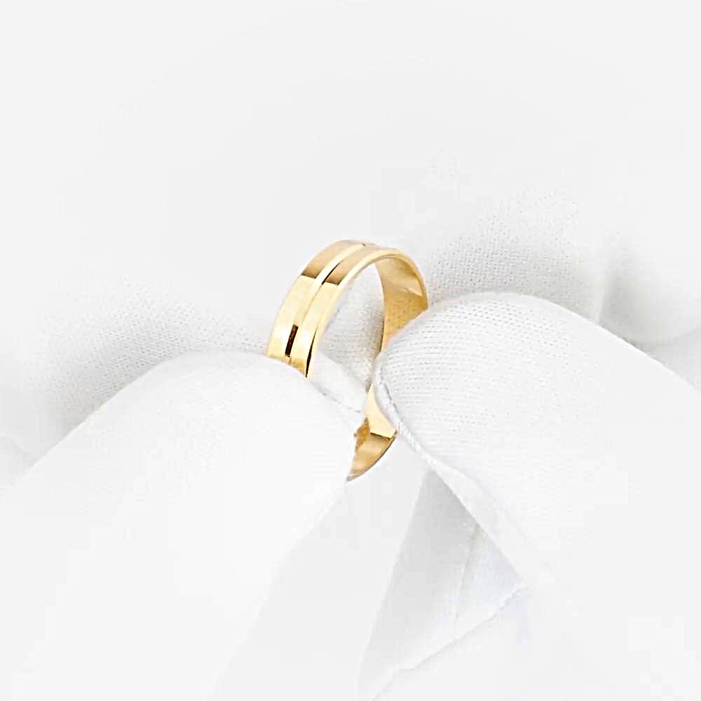 Кольцо обручальное из красного золота 585 пробы 1