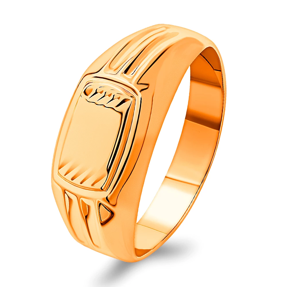 Кольцо из красного золота 375 пробы