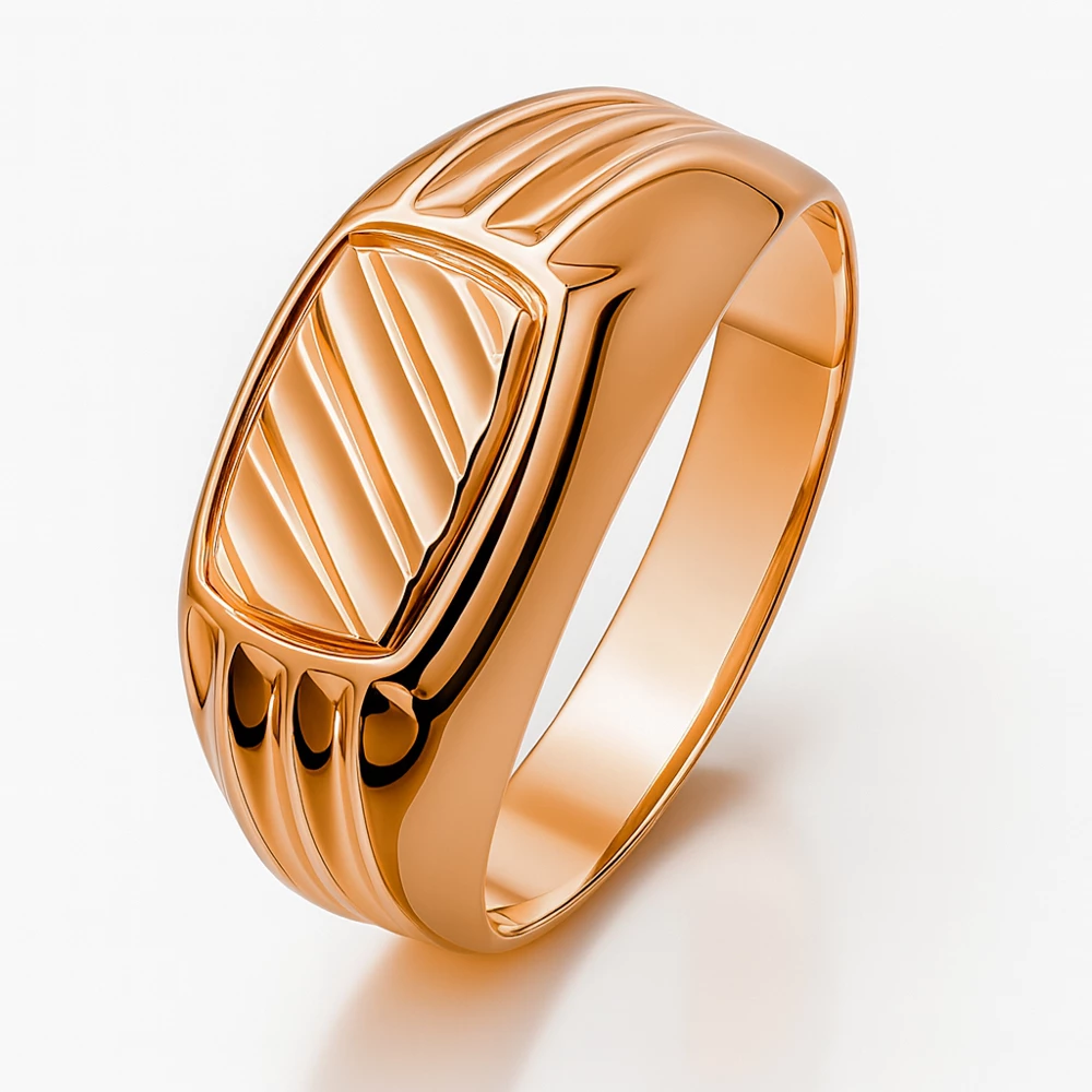 Кольцо из красного золота 375 пробы