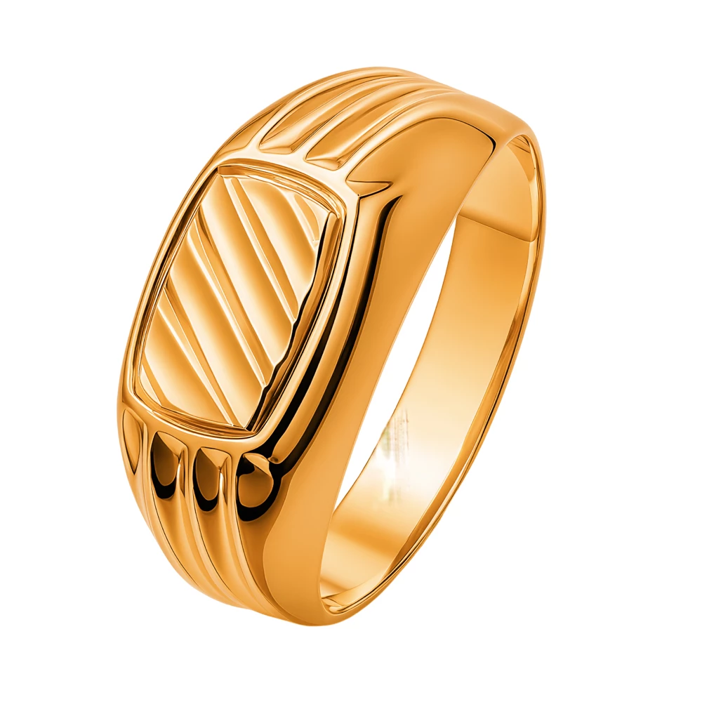 Кольцо из красного золота 375 пробы