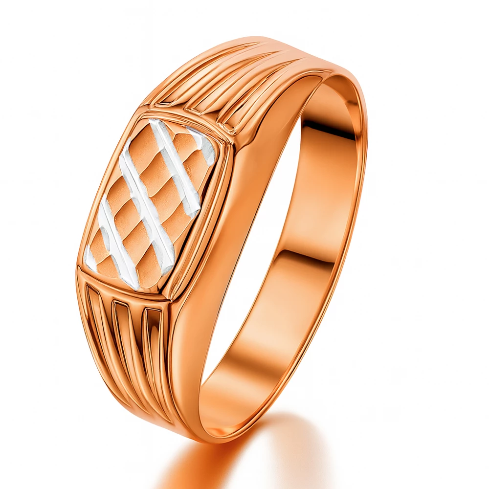 Кольцо из красного золота 375 пробы