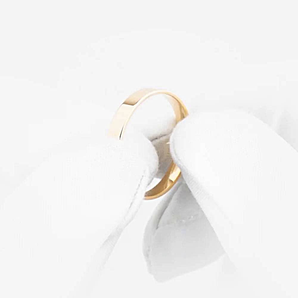 Кольцо обручальное из красного золота 375 пробы