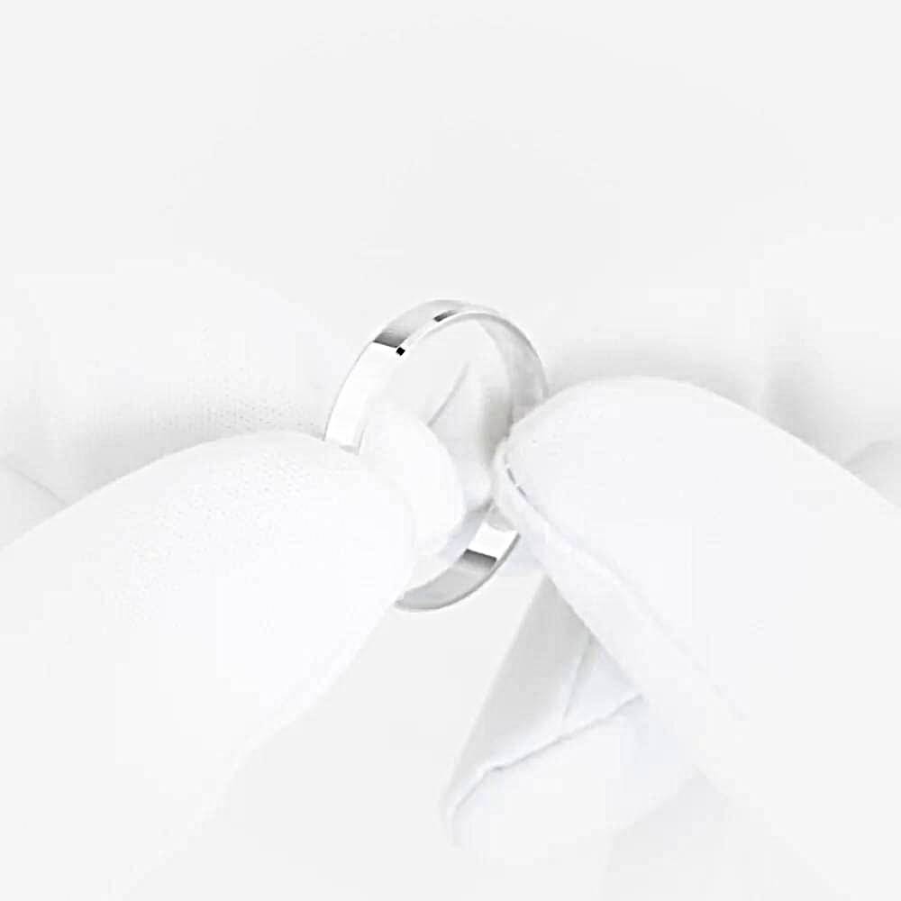 Кольцо обручальное из белого золота 375 пробы 1