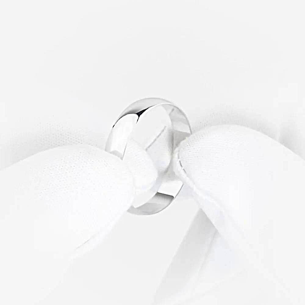 Кольцо обручальное из белого золота 375 пробы 1