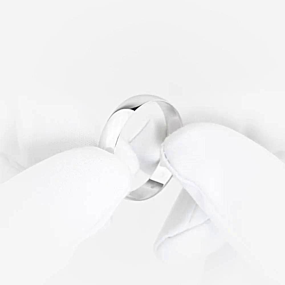 Кольцо обручальное из белого золота 375 пробы 1