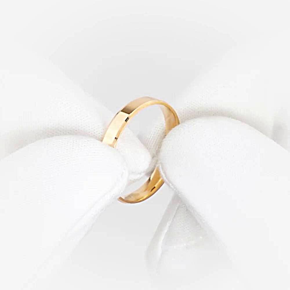 Кольцо обручальное из красного золота 375 пробы 1