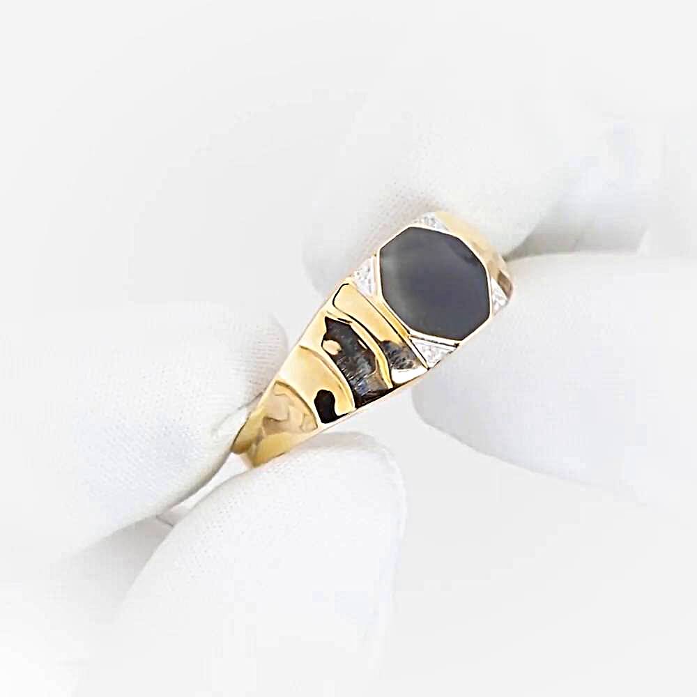 Кольцо с фианитами из красного золота 375 пробы 1