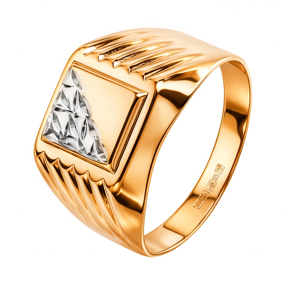 Кольцо из красного золота 585 пробы