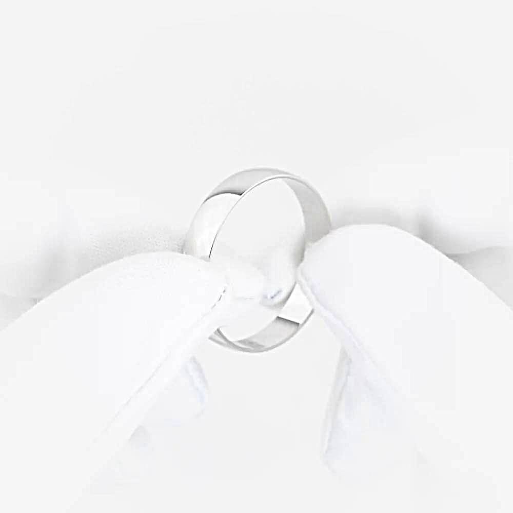 Кольцо обручальное из белого золота 585 пробы 1