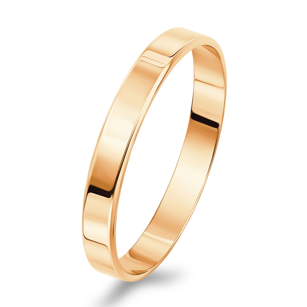 Кольцо обручальное из красного золота 585 пробы Кольцо обручальное из красного золота 585 пробы