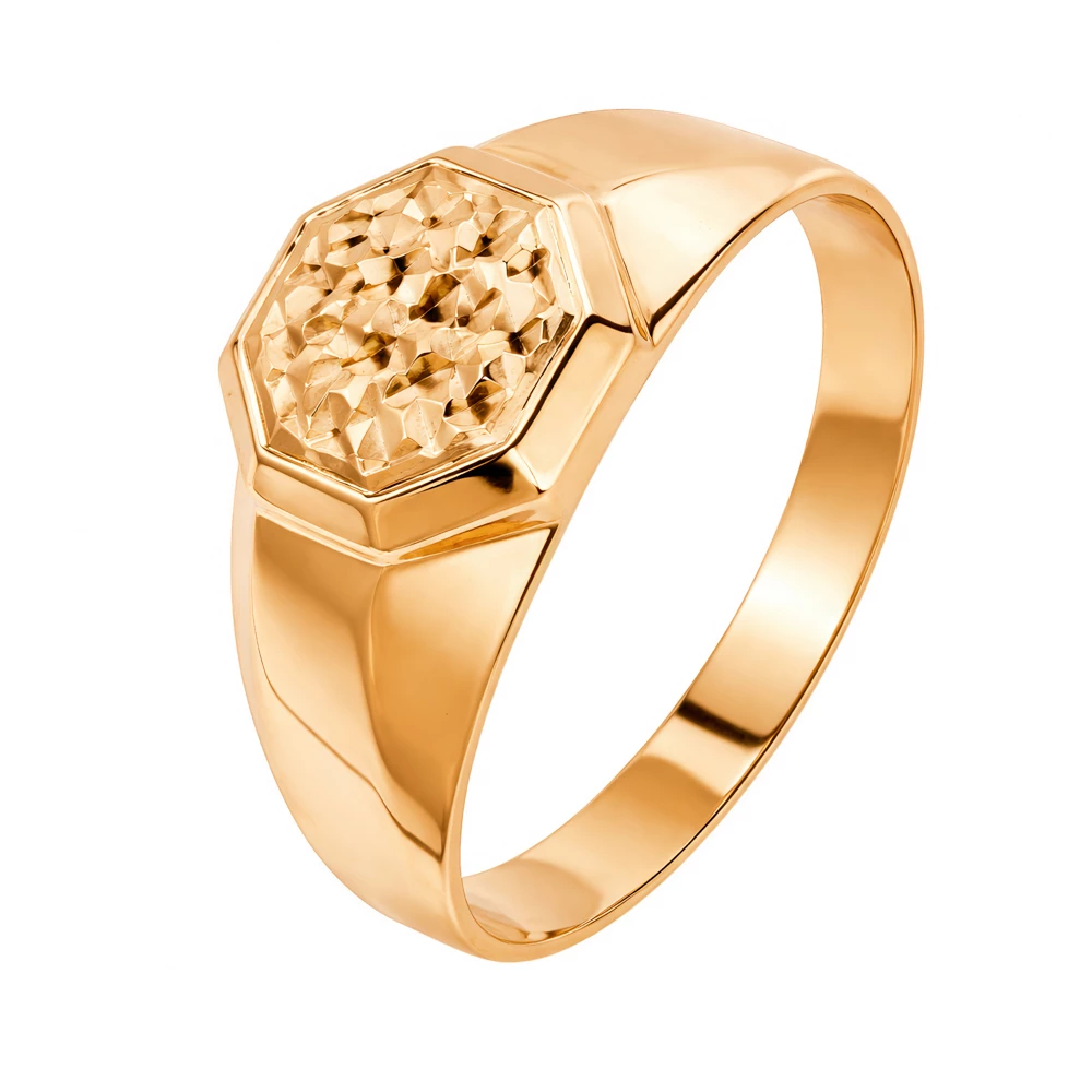 Кольцо из красного золота 585 пробы