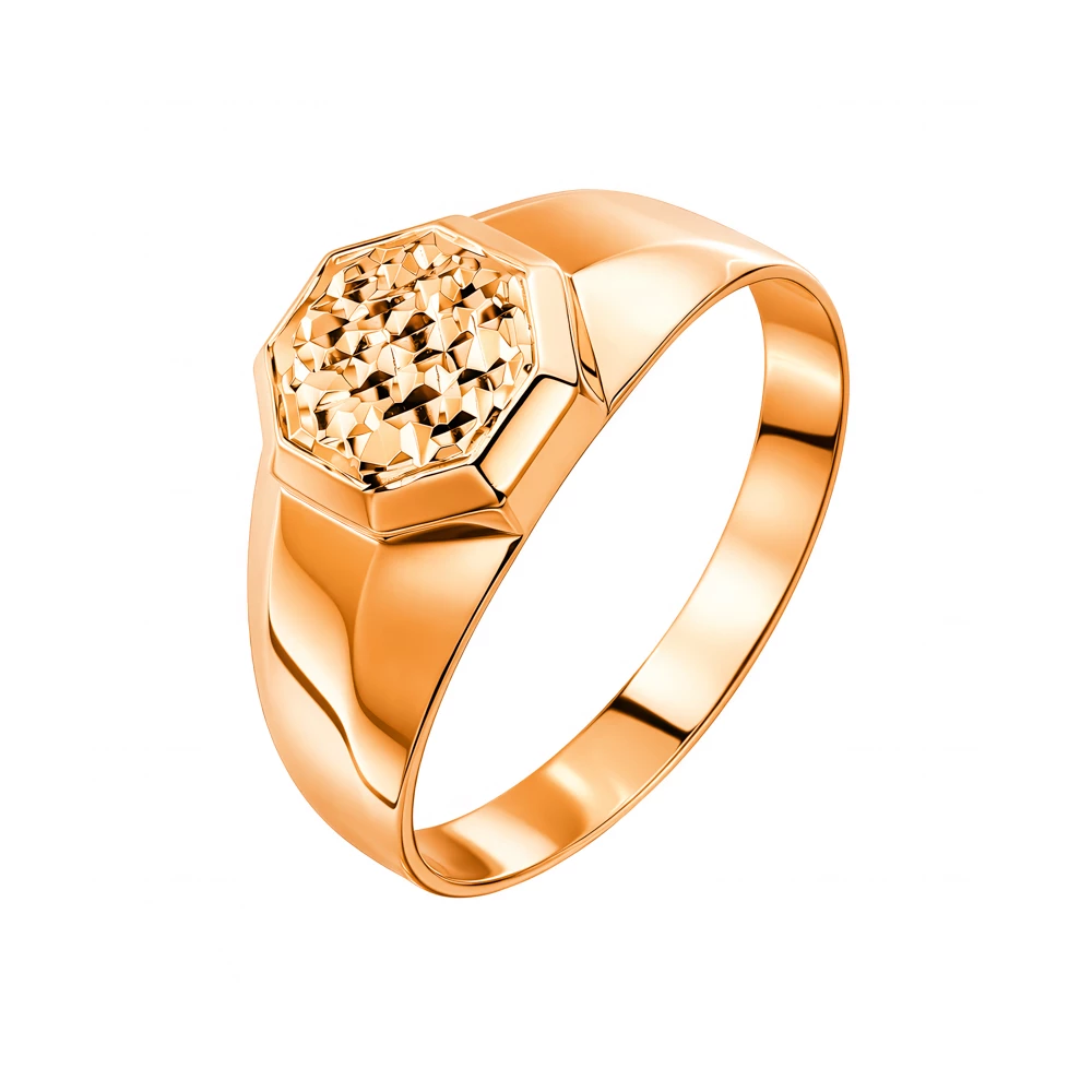 Кольцо из красного золота 585 пробы