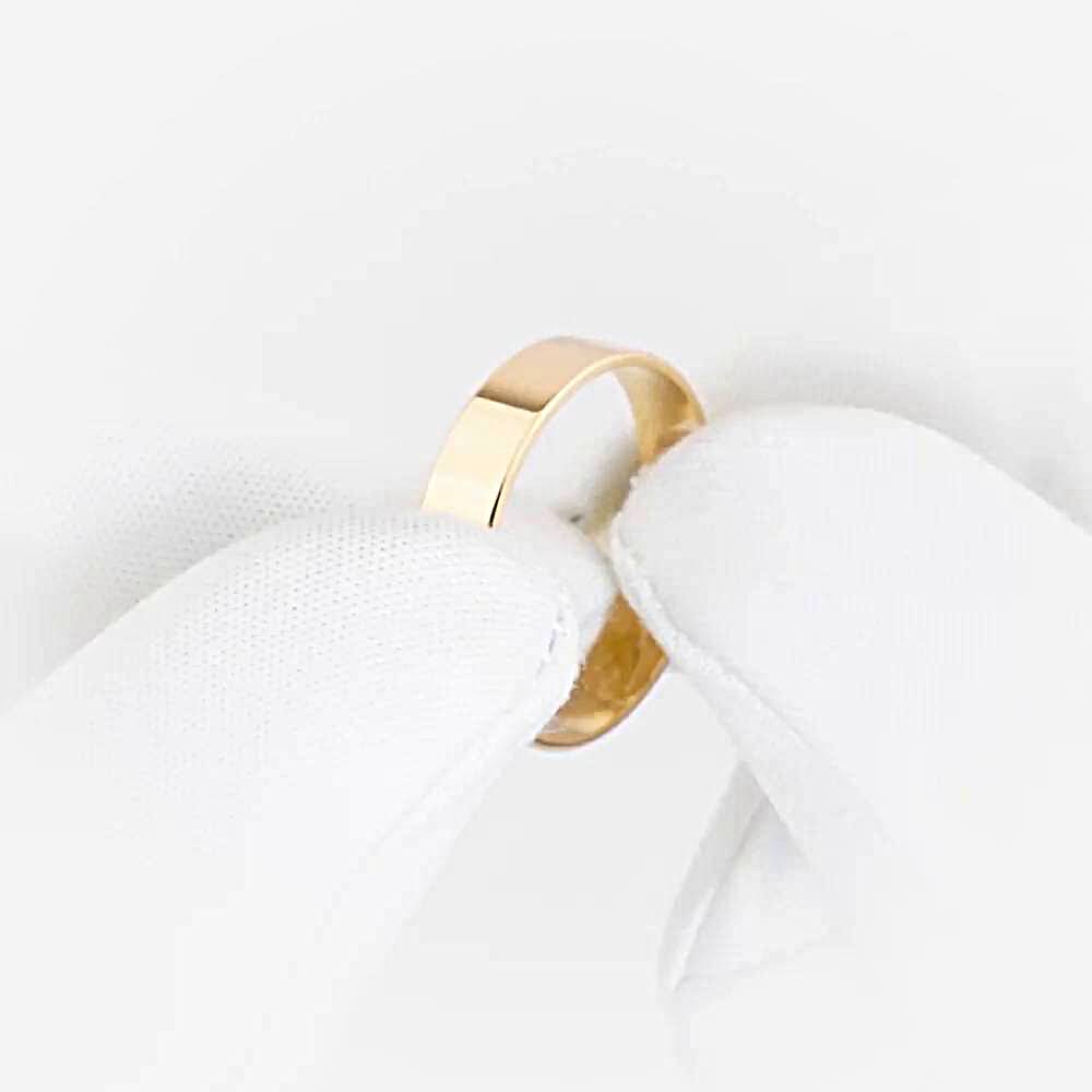 Кольцо обручальное из красного золота 585 пробы