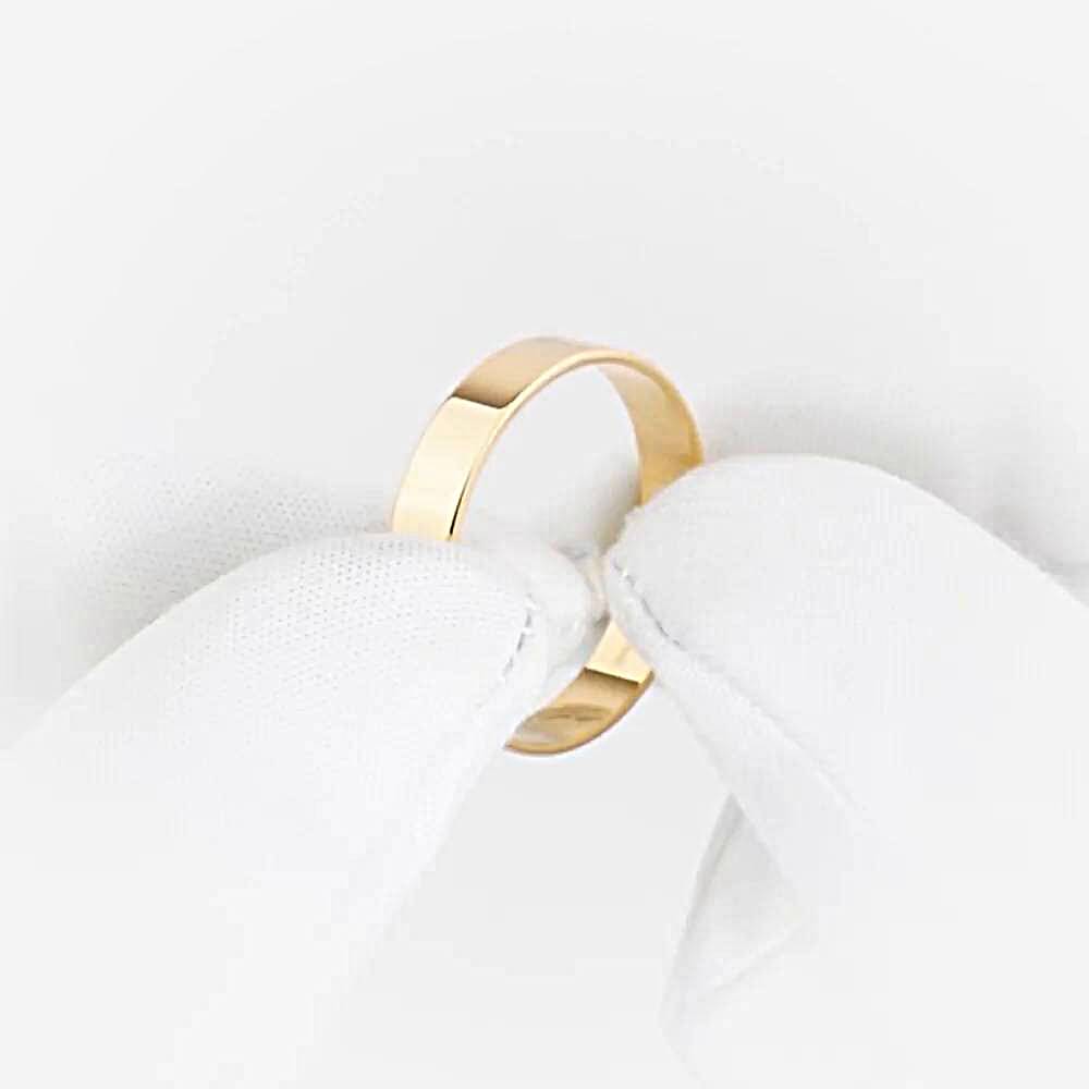 Кольцо обручальное из красного золота 375 пробы