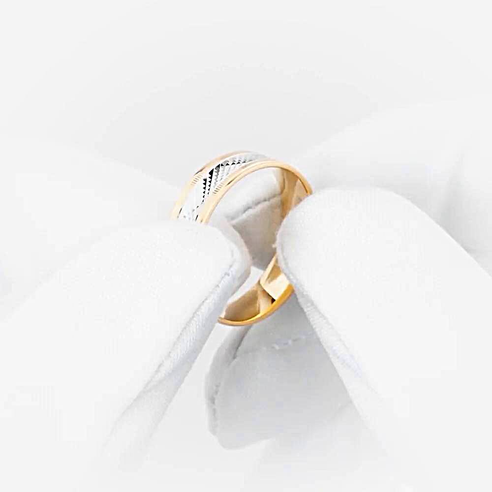 Кольцо обручальное из красного золота 585 пробы