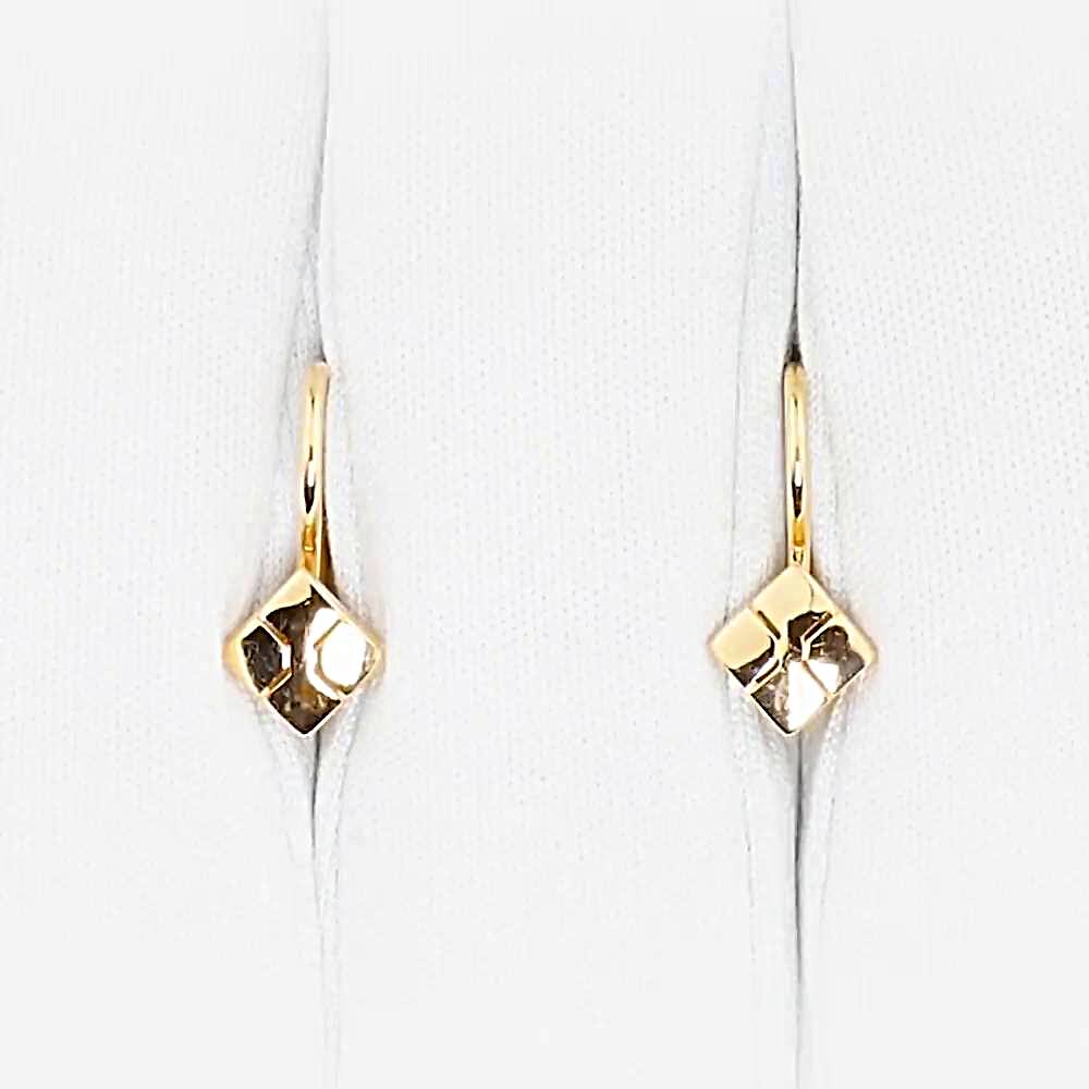 Серьги детские из красного золота 585 пробы 1