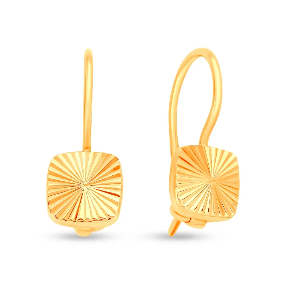 Серьги детские из красного золота 585 пробы 1