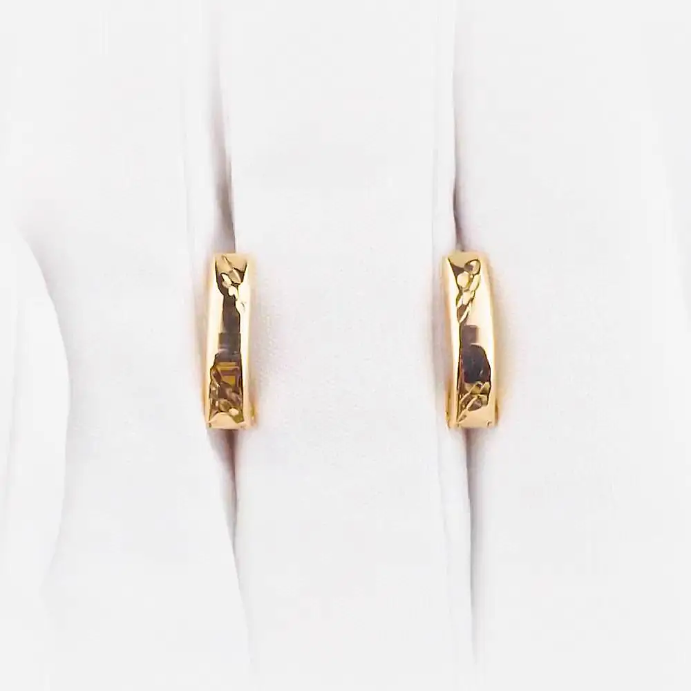 Серьги детские из красного золота 375 пробы 2