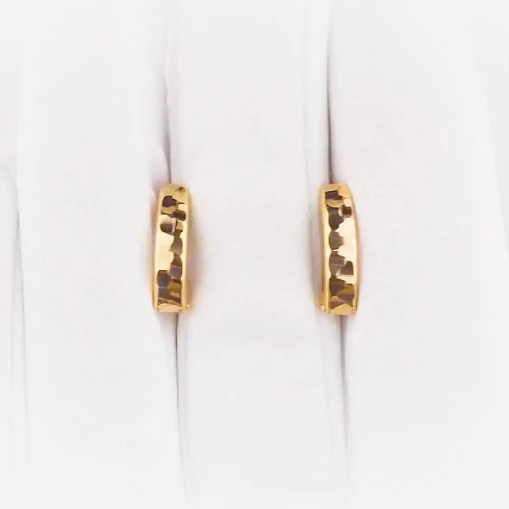 Серьги детские из красного золота 375 пробы 2