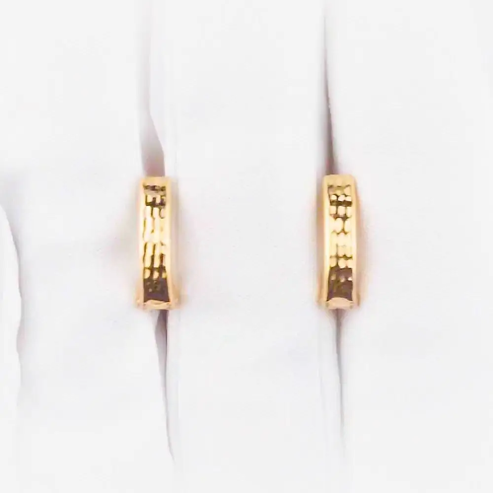 Серьги детские из красного золота 375 пробы 2