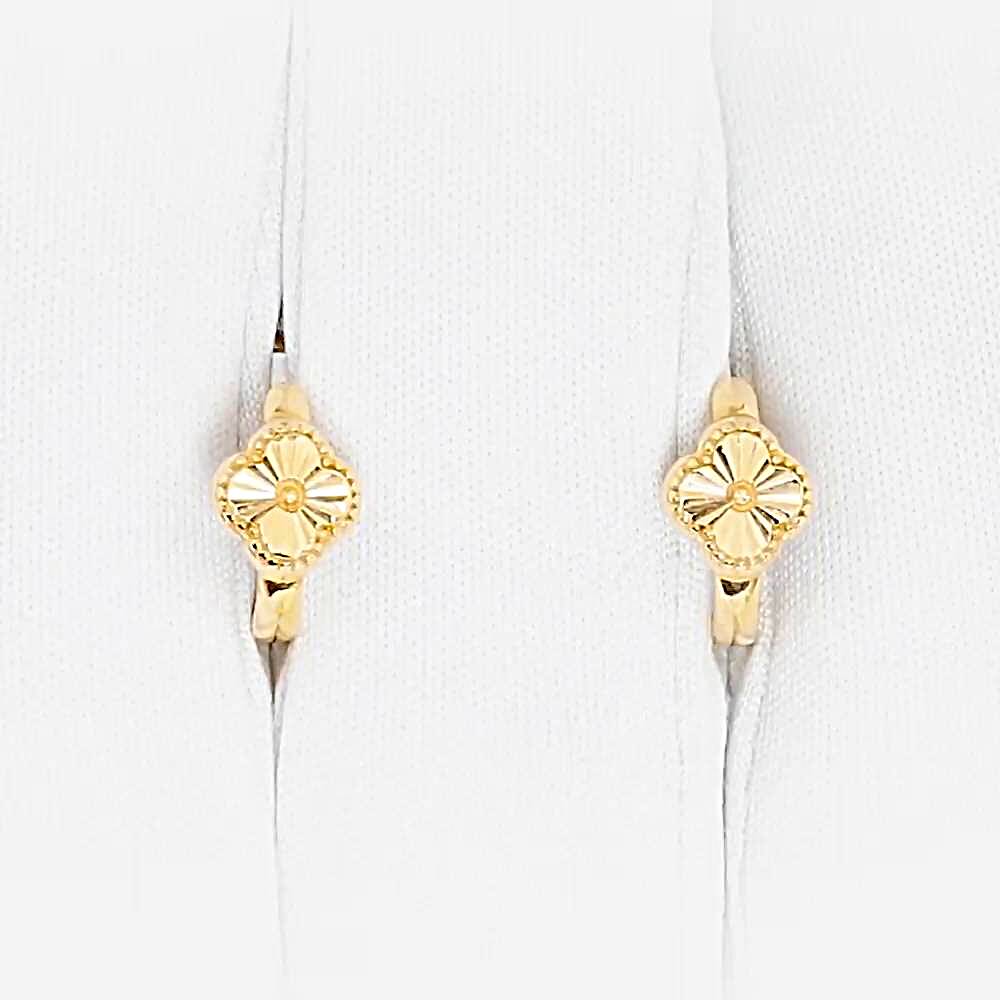 Серьги детские из красного золота 585 пробы 1