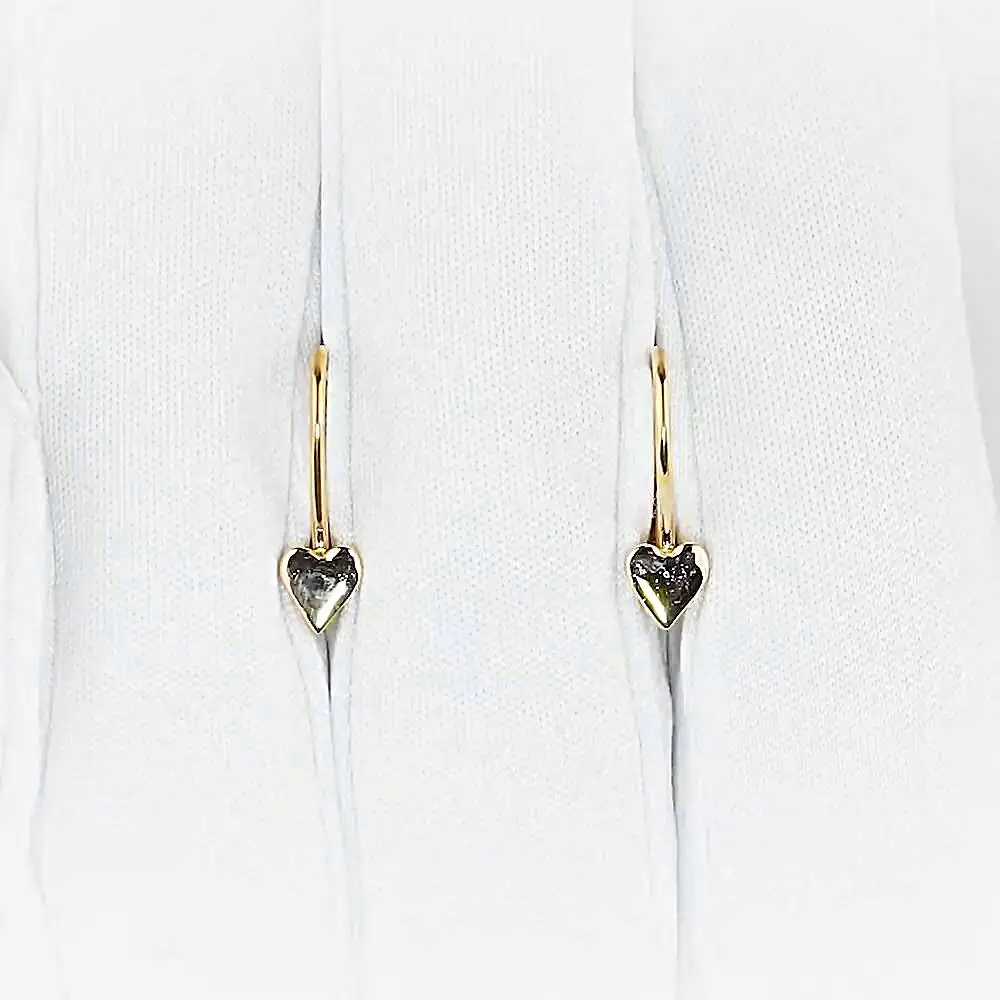 Серьги детские из красного золота 375 пробы 2