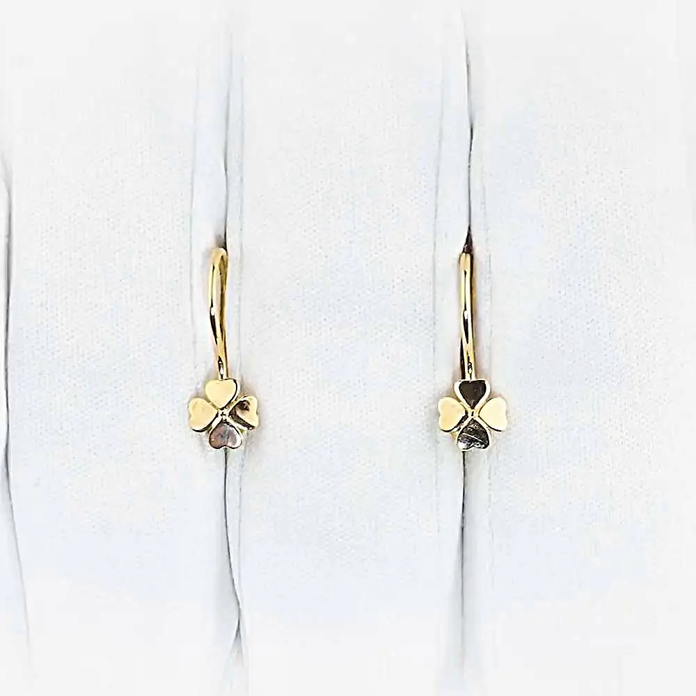 Серьги детские из красного золота 375 пробы 2