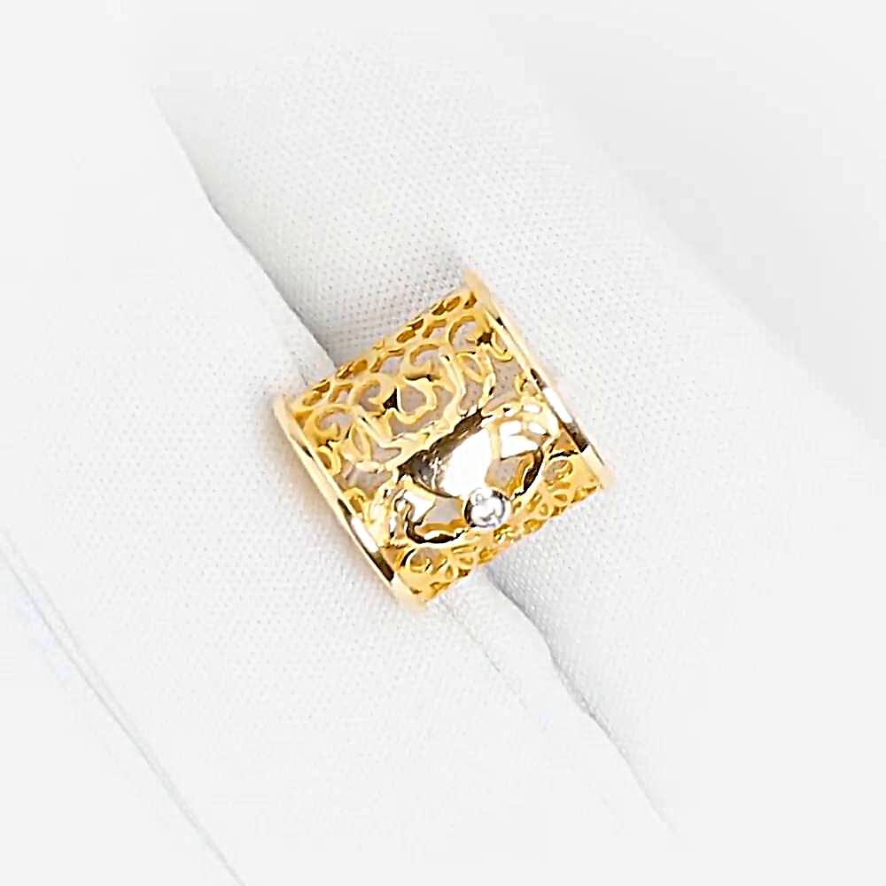 Подвес Рак с фианитом из красного золота 585 пробы Подвес Рак с фианитом из красного золота 585 пробы