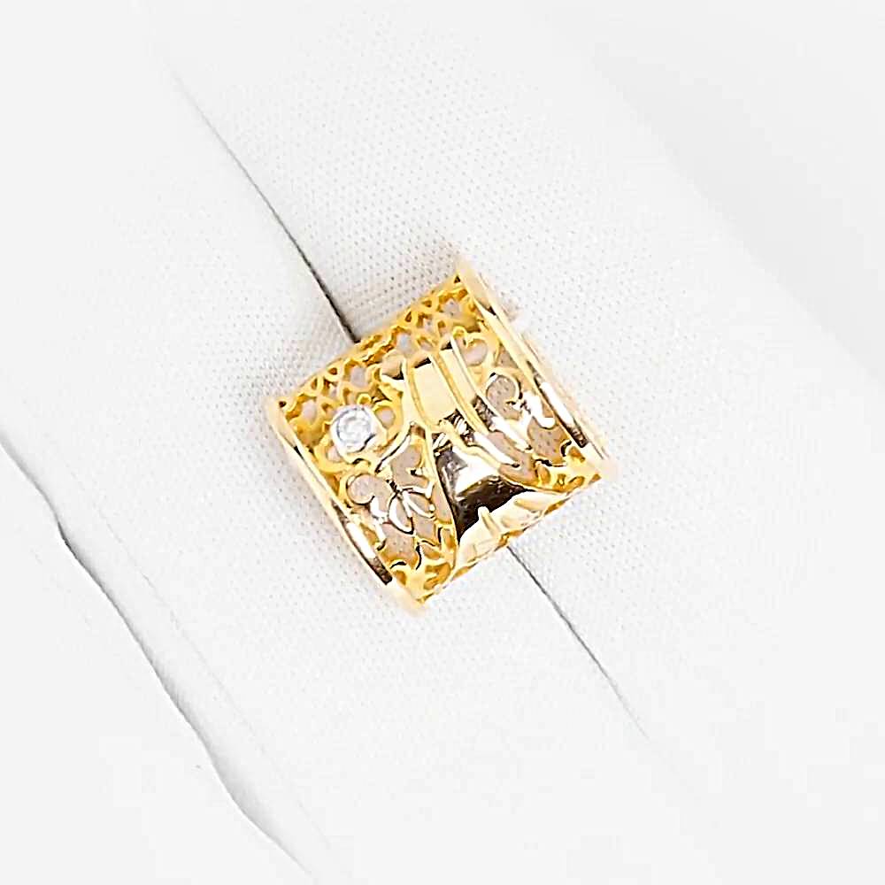 Подвес Дева с фианитом из красного золота 585 пробы Подвес Дева с фианитом из красного золота 585 пробы