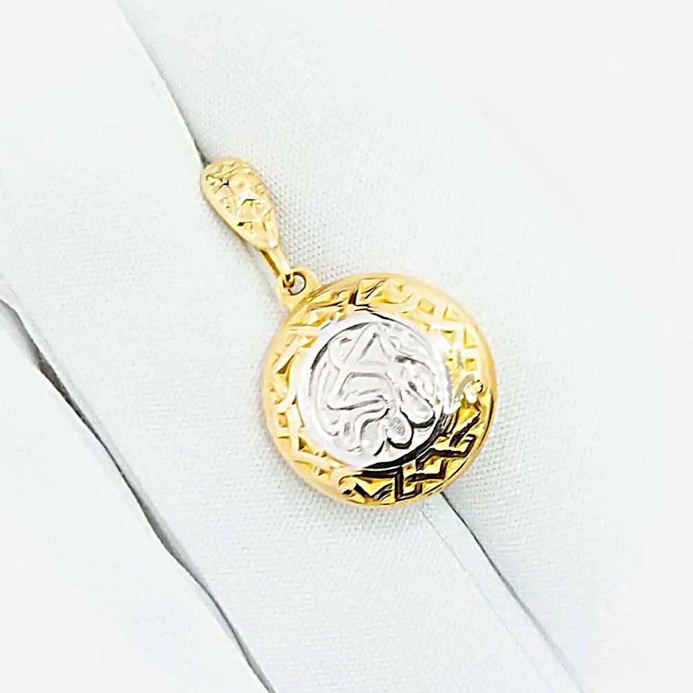 Подвес  мусульманский из красного золота 585 пробы 1